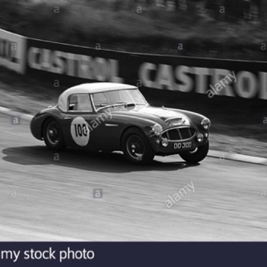 Sur l'Auston Healey 3000
© Alamy Stock photos